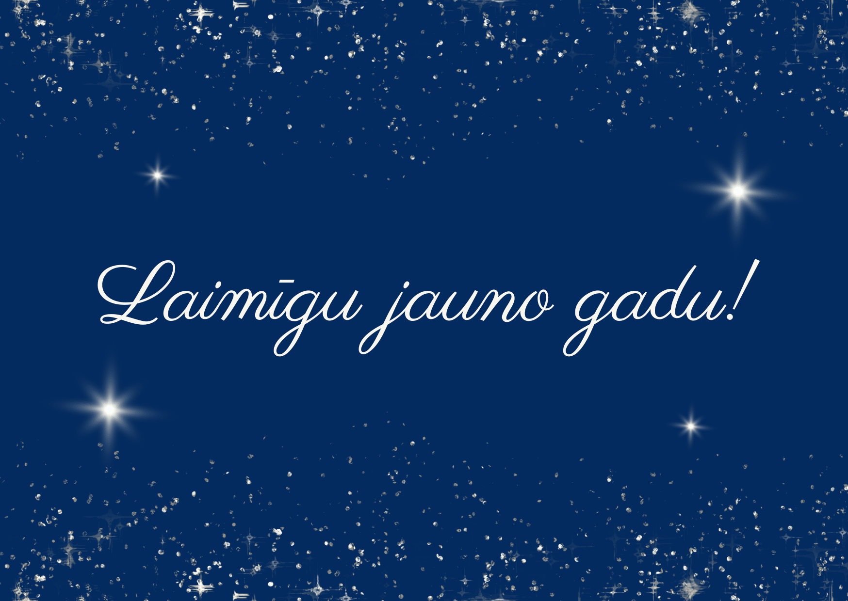 Laimīgu jauno gadu! 