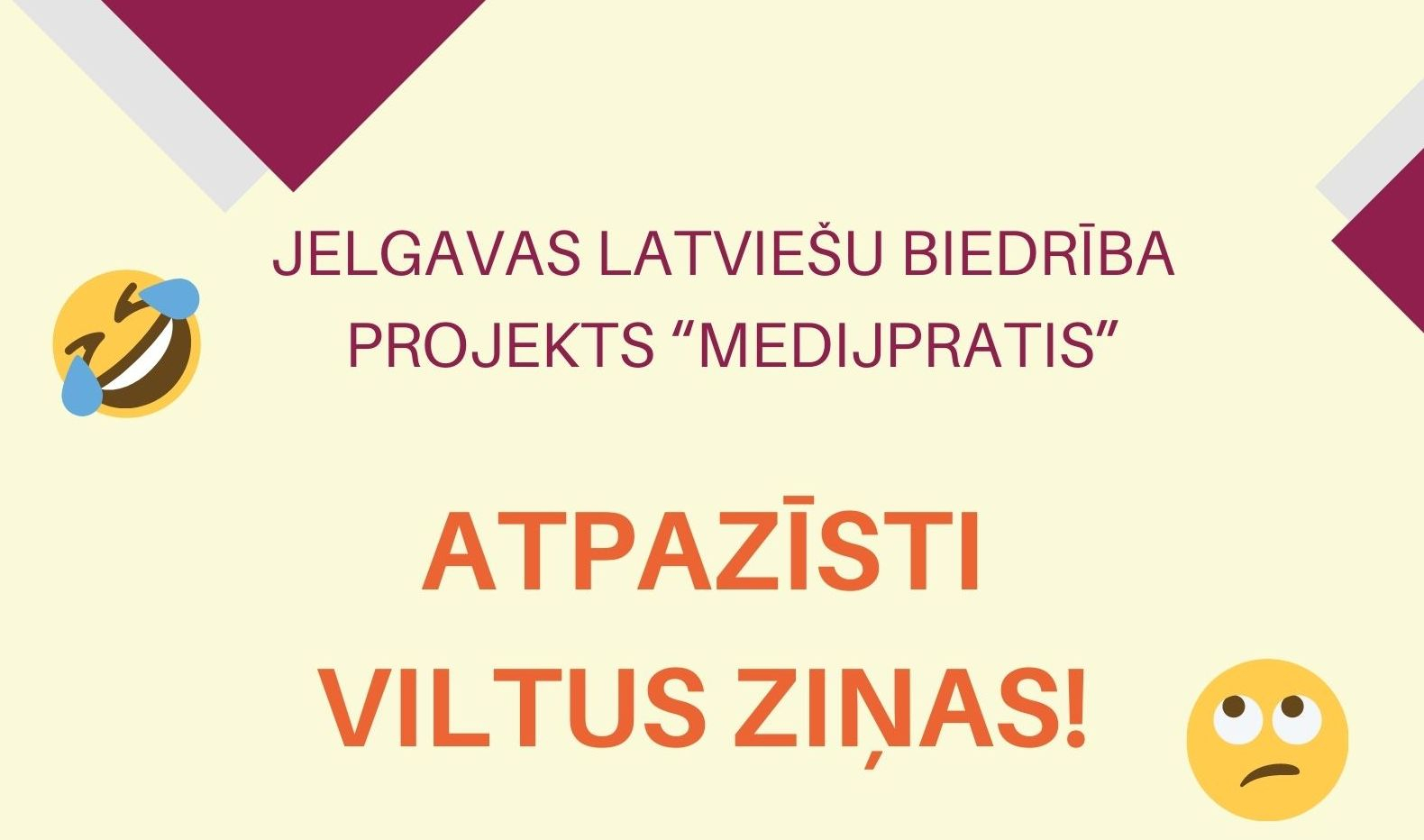 Aicinām uz pasākumu par viltus ziņu atpazīšanu!
